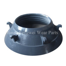 Mn13cr2 Mn18cr2 Cone Crusher Spare Parts Concave Bowl Liner